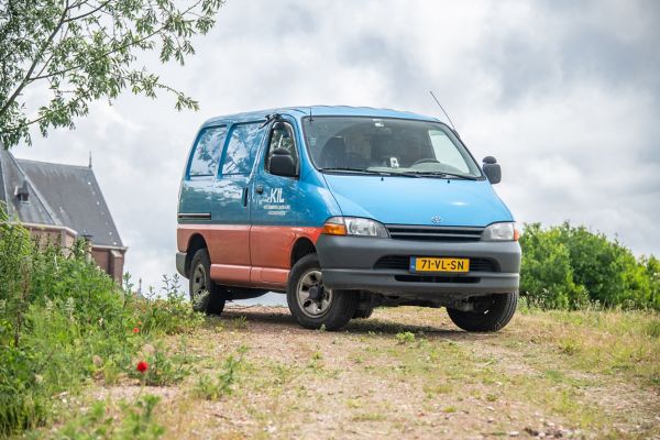 Toyota, exterieur, hiace, op, heuvel