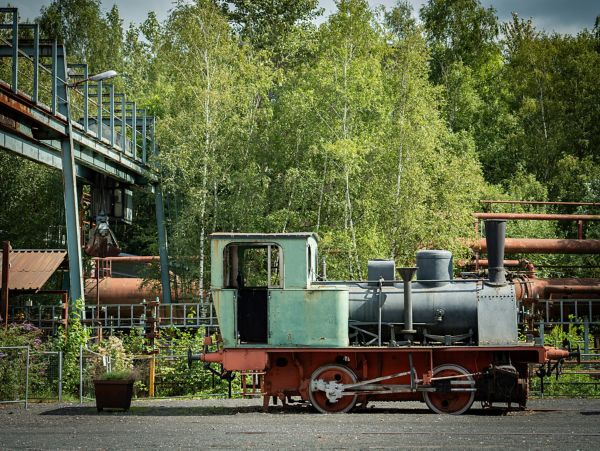 Toyota, industrieel gebied, oude trein, spoormuseum