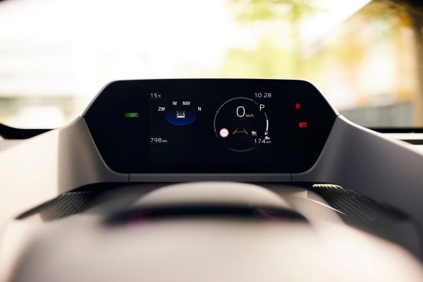 Toyota interieur dashboard snelheid