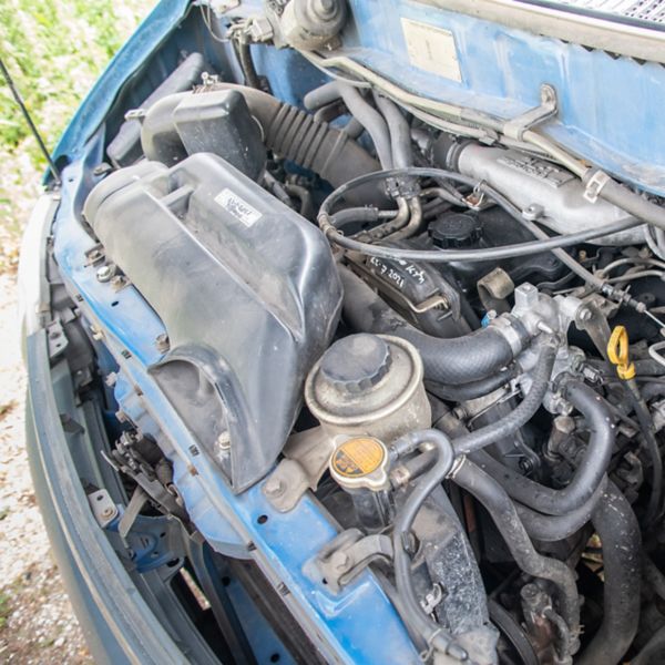 Toyota, interieur, hiace, motorkap