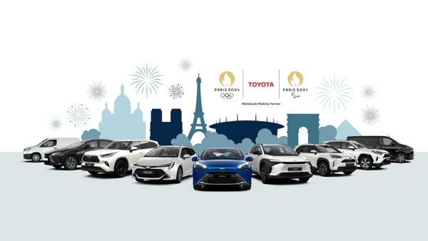 Paris Olimpiyatlarında Toyota otomobilleri