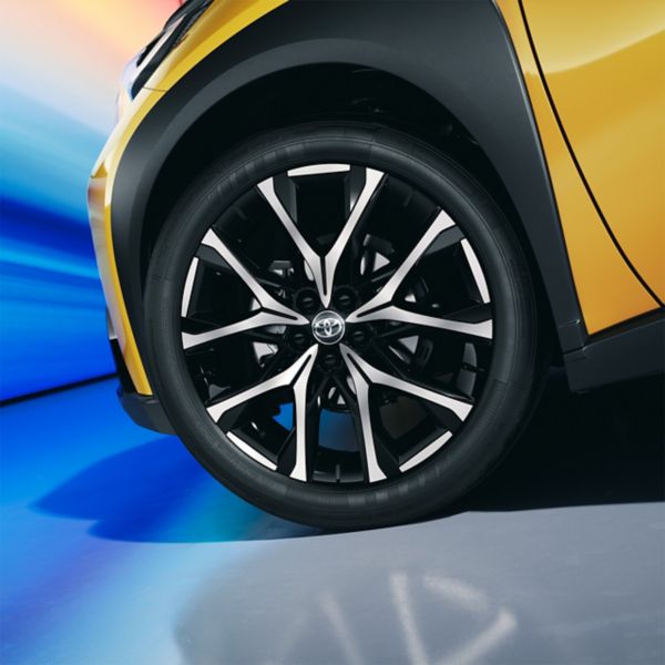 Wiel van een Aygo X Hybrid