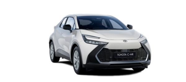 Vooraanzicht van een Toyota C-HR
