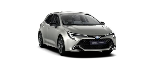 Vooraanzicht van een Corolla Hatchback