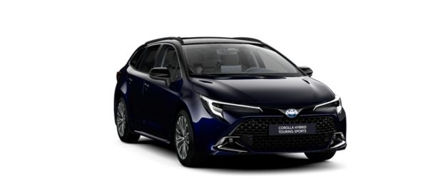 Vooraanzicht van een Corolla Touring Sports