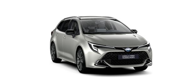 Vooraanzicht van een Corolla Touring Sports