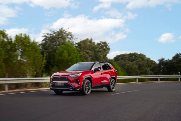 RAV4 Plug-in on the road