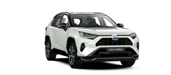 Vooraanzicht van een RAV4 Plug-in