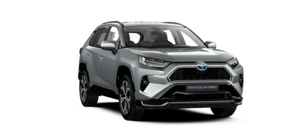 Vooraanzicht van een RAV4 Plug-in