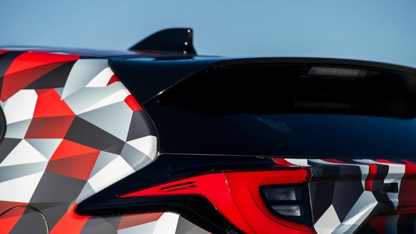 Toyota Yaris GR exterieur achterkant spoiler