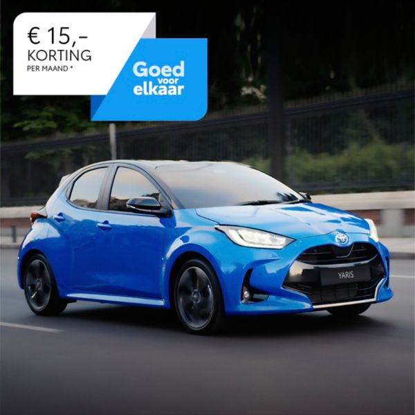 Yaris: Tijdelijk extra Private Lease voordeel | Toyota.nl