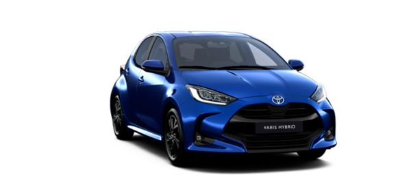 Vooraanzicht van een Yaris