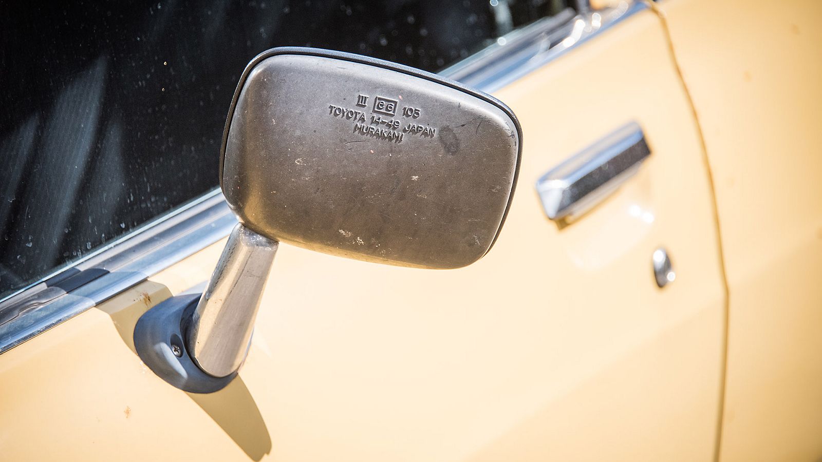 Toyota, exterieur, cressida, geel, spiegel