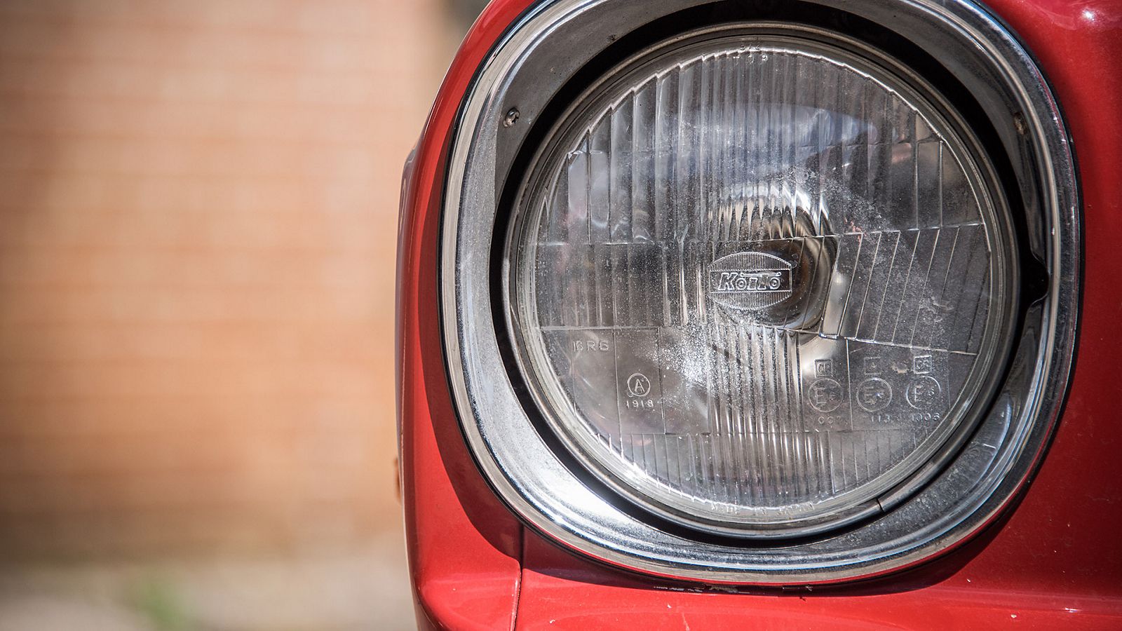 Toyota, exterieur, cressida, rood, koplamp