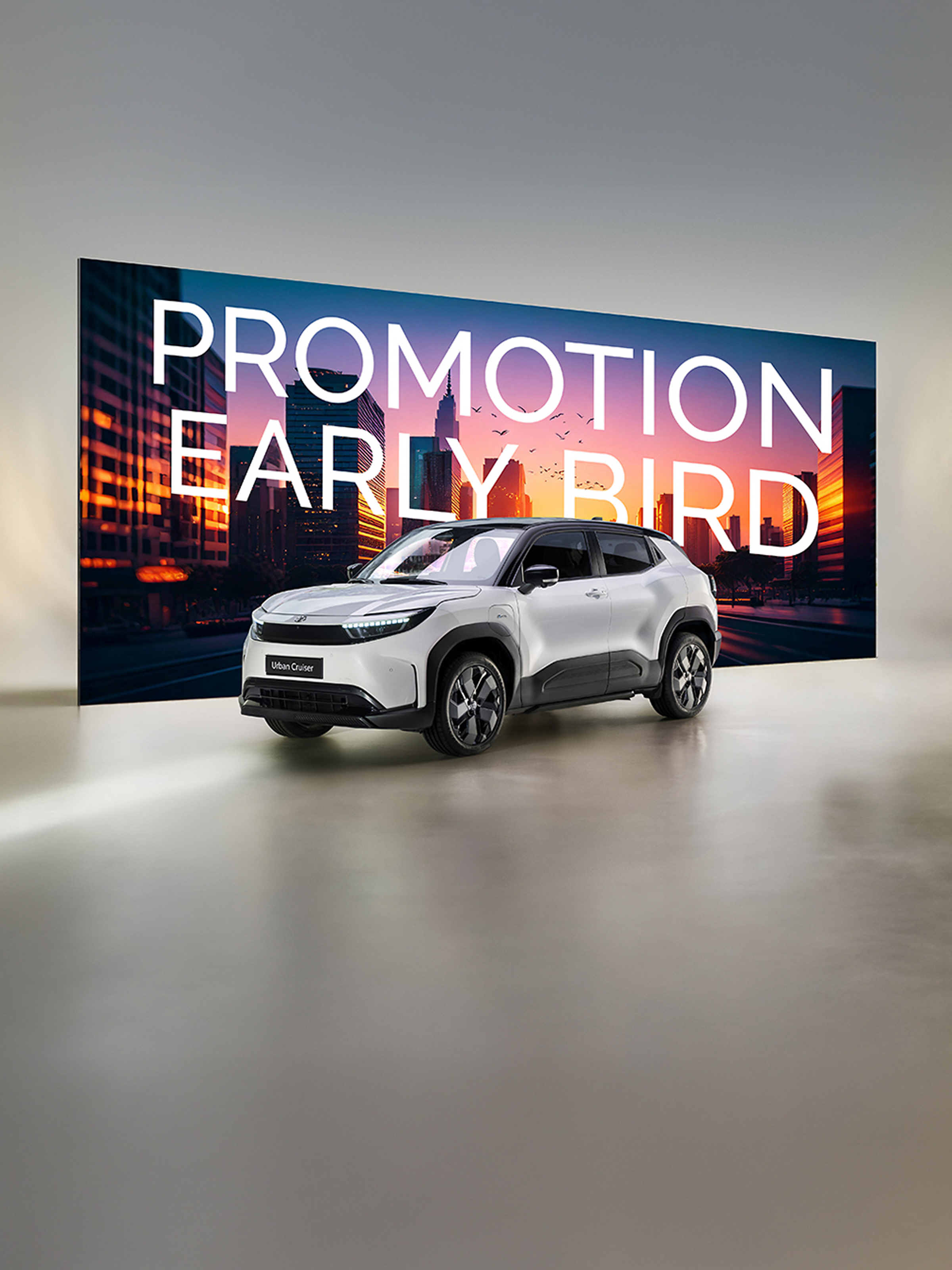 Promotion Early Bird Urban Cruiser –réservez-le pour bénéficier d’un leasing à 0,99% et de roues d’hiver gratuites.