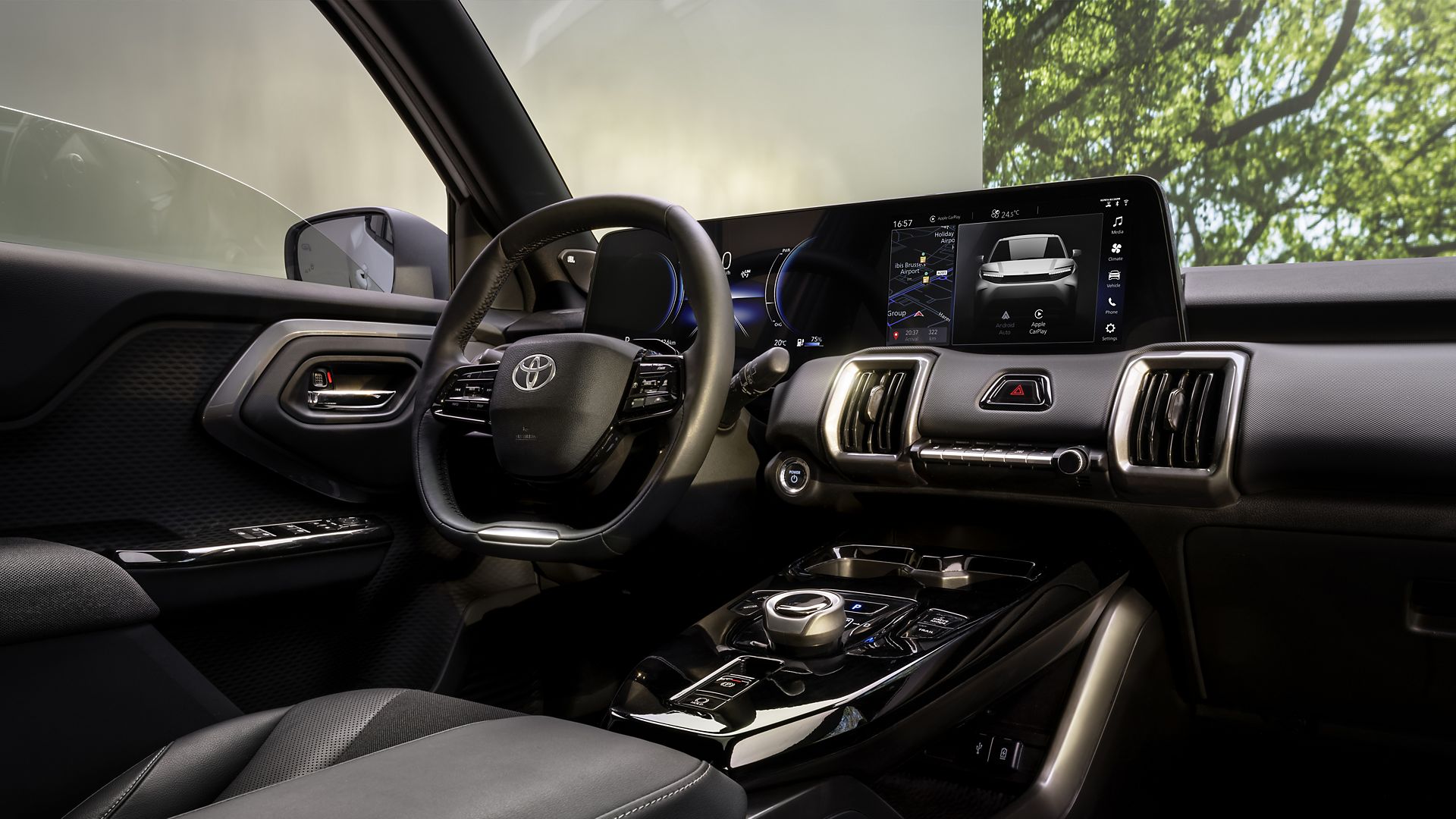 Urban Cruiser’s comfortable, elevated driving position.