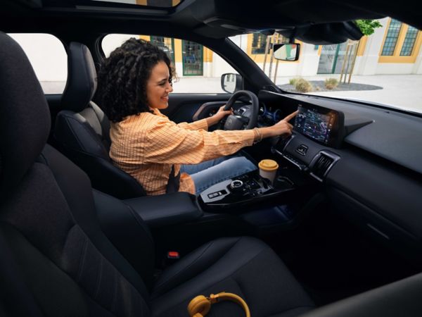 Interieur van de Toyota Urban Cruiser