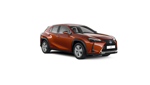 Orangener Lexus UX