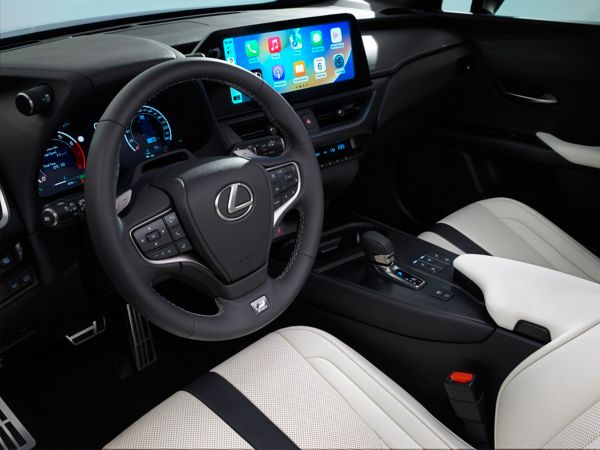 Interieur van een Lexus Ux 300h