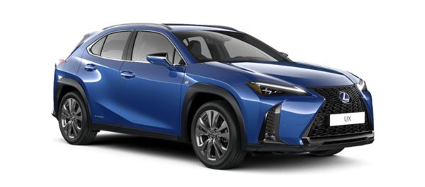 Profil boczny samochodu Lexus UX