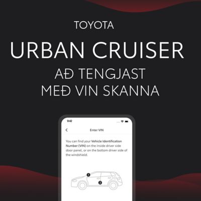 Að tengjast Urban Cruiser