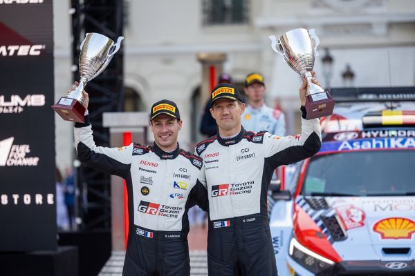 WRC 2024 MONTE CARLO PODIO OGIER LANDAIS