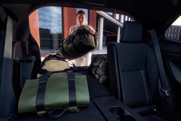 Toyota Yaris Cross owner enjoying the great boot capacity