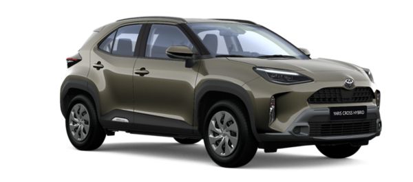 огнено червен Yaris Cross hybrid