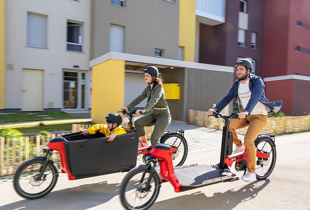 Velo cargo electrique sale