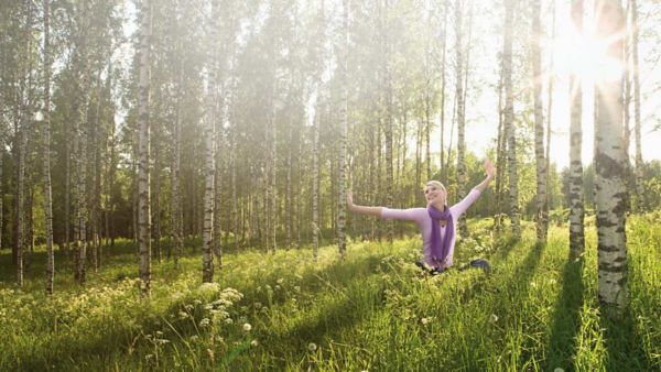 Woman in nature