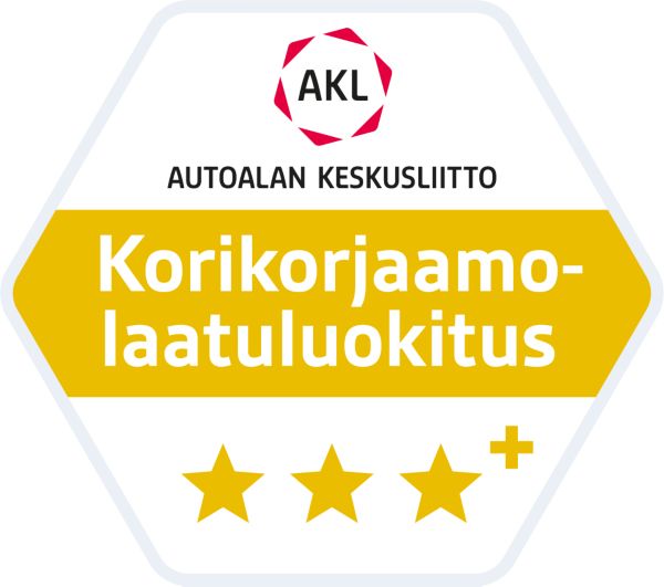 Korikorjaamoluokitus kolme tähteä