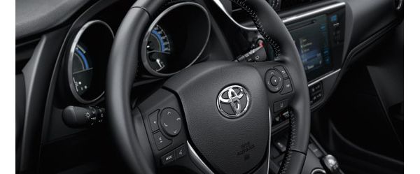 Interior view of a Toyota