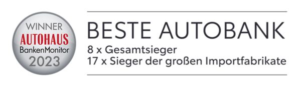 Illustration: Autohaus BankenMonitor Winner 17x Beste Autobank