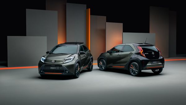 Toyota Aygo X two together