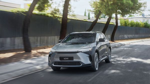 A family trip in the Toyota bZ4X Battery Electric crossover
