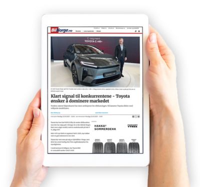 faksimile av bZ4X-artikkel