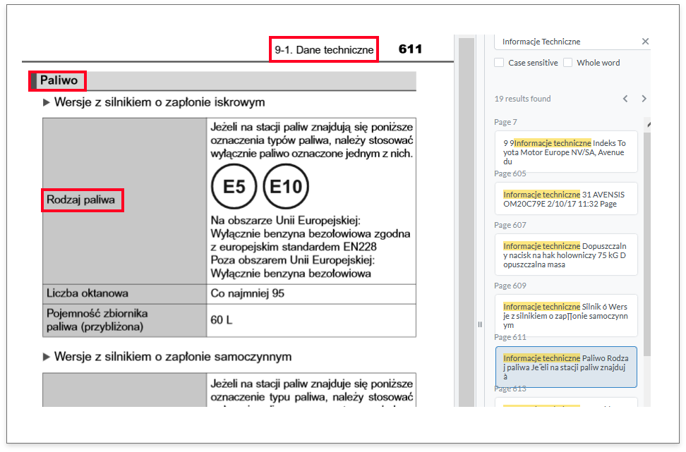 Instrukcja obsługi pojazdu