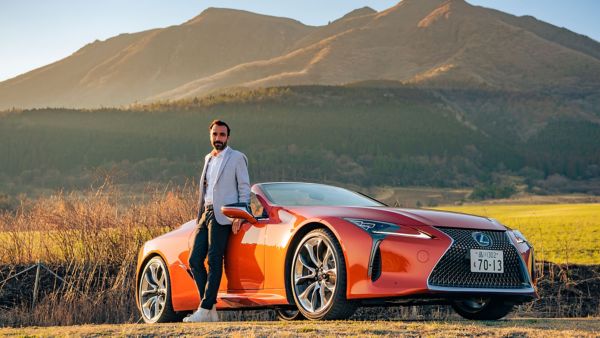 El recorrido culinario del chef Lionel Beccat a bordo del Lexus LC Cabrio