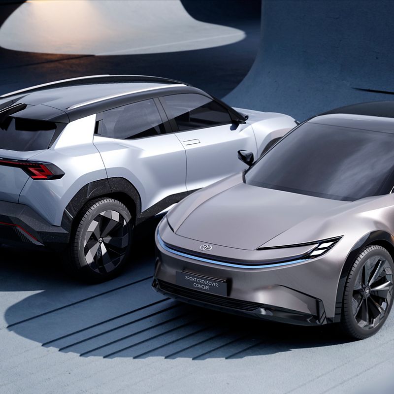 Toyota electric car discount