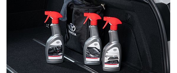 Productos Toyota para limpiar la tapicería del coche