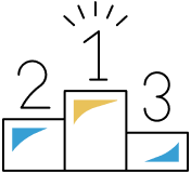visuel compétition avec un podium