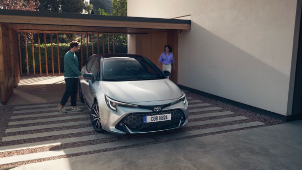 Corolla Hatchback parked outside