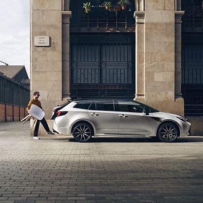 Kovvar Tapis Coffre Toyota Corolla 2019-2025 Touring Sports - Protection Plancher Haut Ajustable Basic