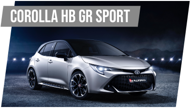 Toyota Corolla Hatchback GR SPORT z podpisem.