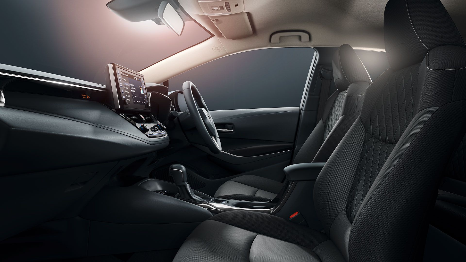 Toyota Corolla Saloon interior side view