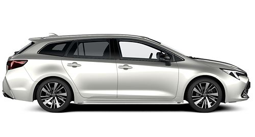 Ein dunkelblau lackierter Toyota Urban Cruiser ist in der Seitenansicht vor einem weißen Hintergrund zu sehen.