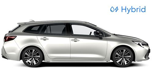 Ein dunkelblau lackierter Toyota Urban Cruiser ist in der Seitenansicht vor einem weißen Hintergrund zu sehen.