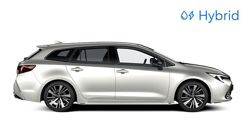 Ein dunkelblau lackierter Toyota Urban Cruiser ist in der Seitenansicht vor einem weißen Hintergrund zu sehen.