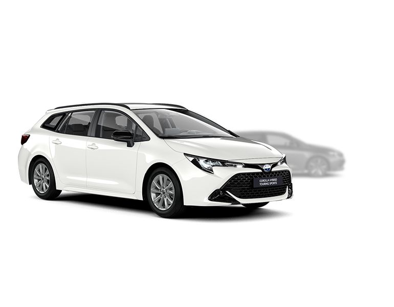 weißer Toyota Corolla TS in Standardausstattung