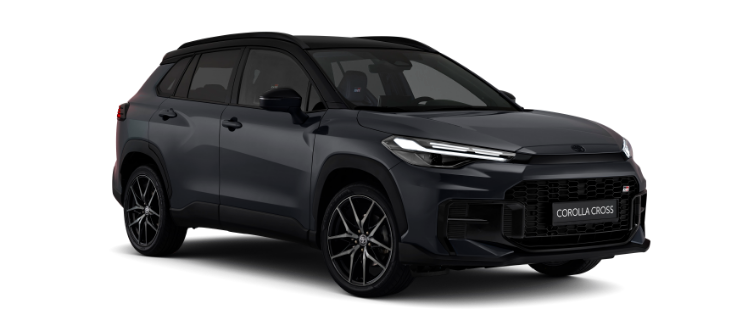 Toyota Corolla Cross GR SPORT z podpisem.